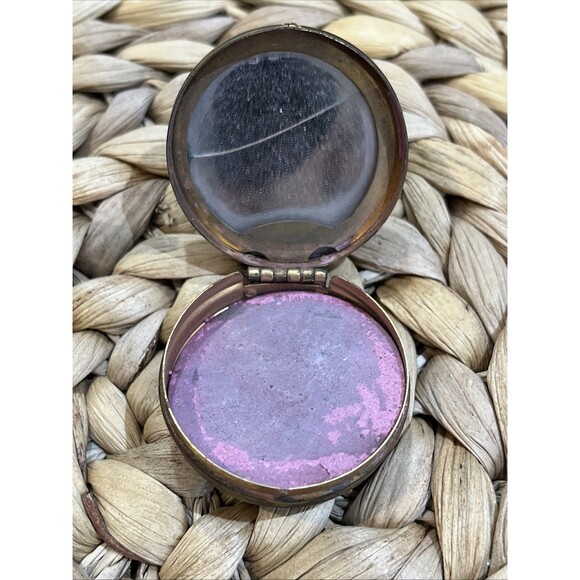 VTG Makeup & Trinket Boxes Lot Of 2 Sea Side Scene & Victorian Lady Regency - Picture 5 of 11